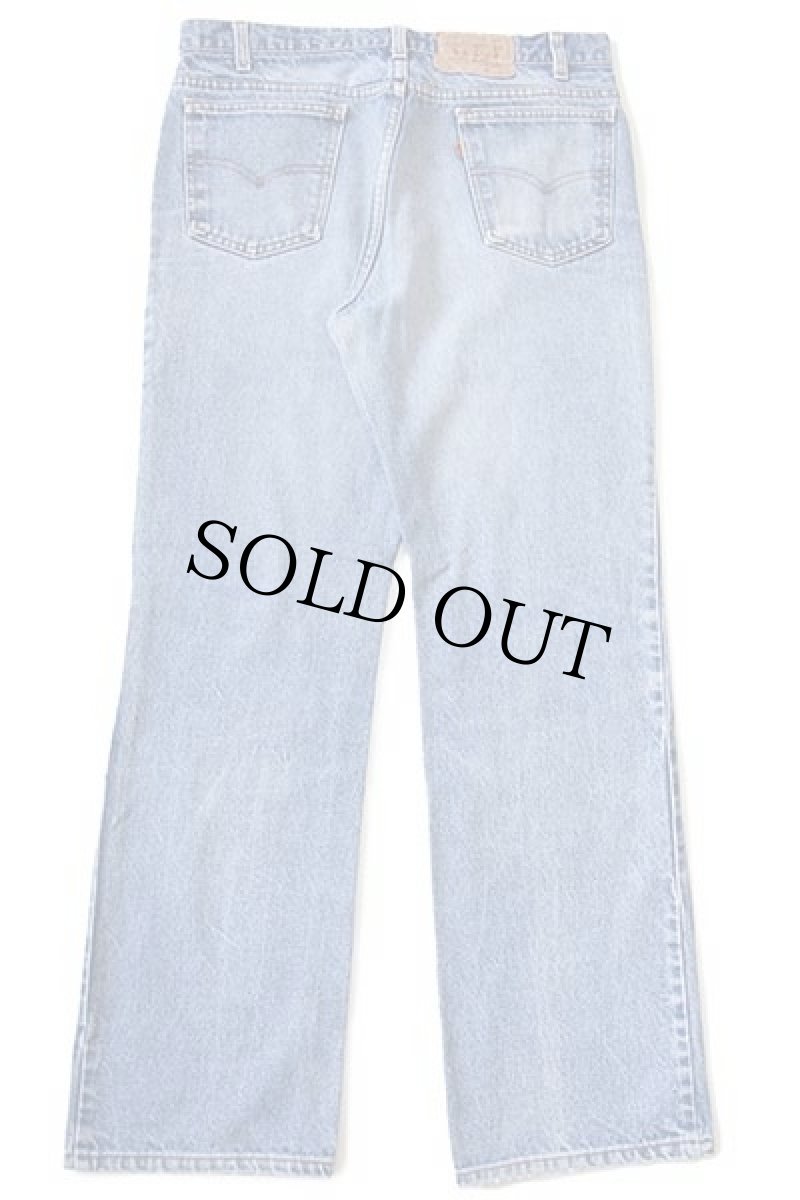 画像3: 80s USA製 Levi'sリーバイス 517 デニムパンツ w34 L31★28 ブーツカット (3)
