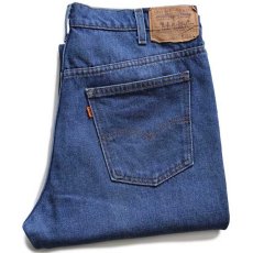 画像1: 80s USA製 Levi'sリーバイス 517 ストレッチ デニムパンツ w36★ブーツカット (1)