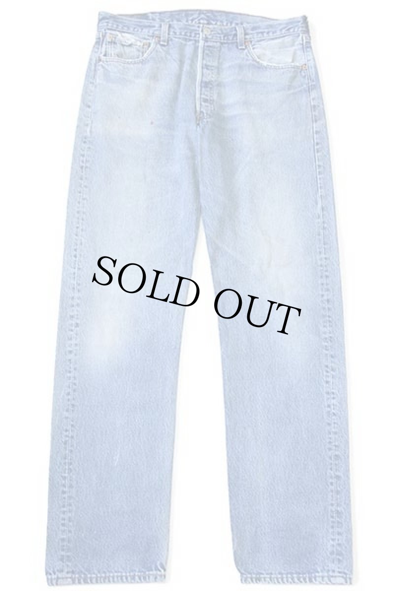 画像2: 00s USA製 Levi'sリーバイス 501 ペンキ飛び デニムパンツ W36 L34 (2)