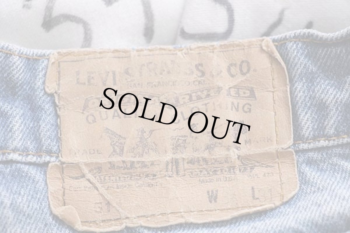 画像6: 80s USA製 Levi'sリーバイス 517 デニムパンツ w34 L31★28 ブーツカット (6)