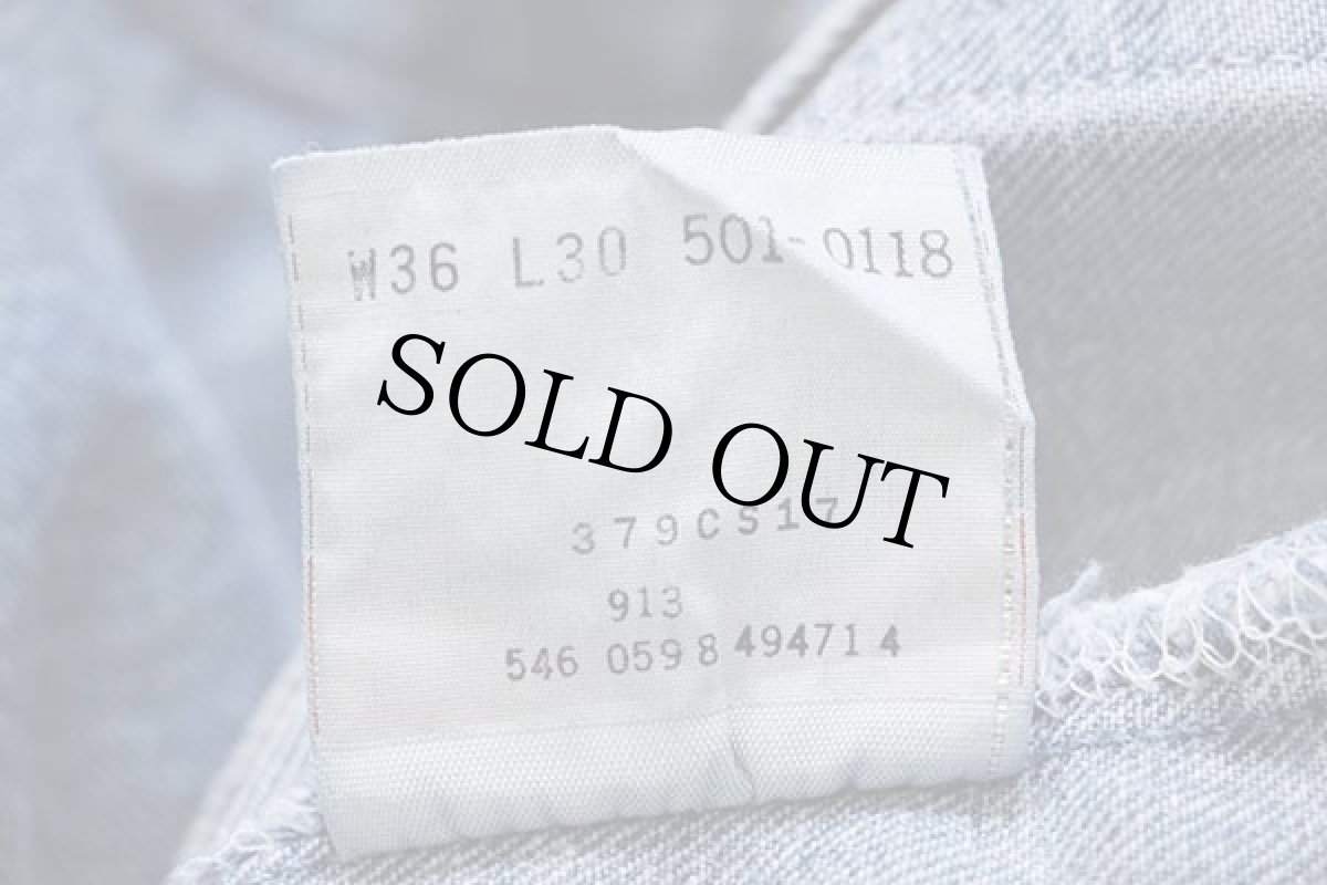 画像7: 90s USA製 Levi'sリーバイス 501 デニムパンツ w36★67 (7)