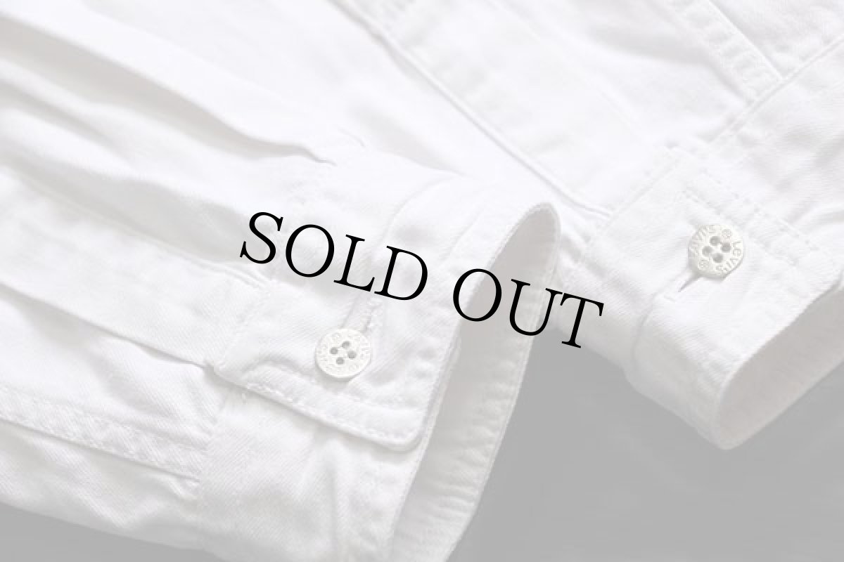 画像7: 90s Levi'sリーバイス ホワイト デニムシャツ L (7)