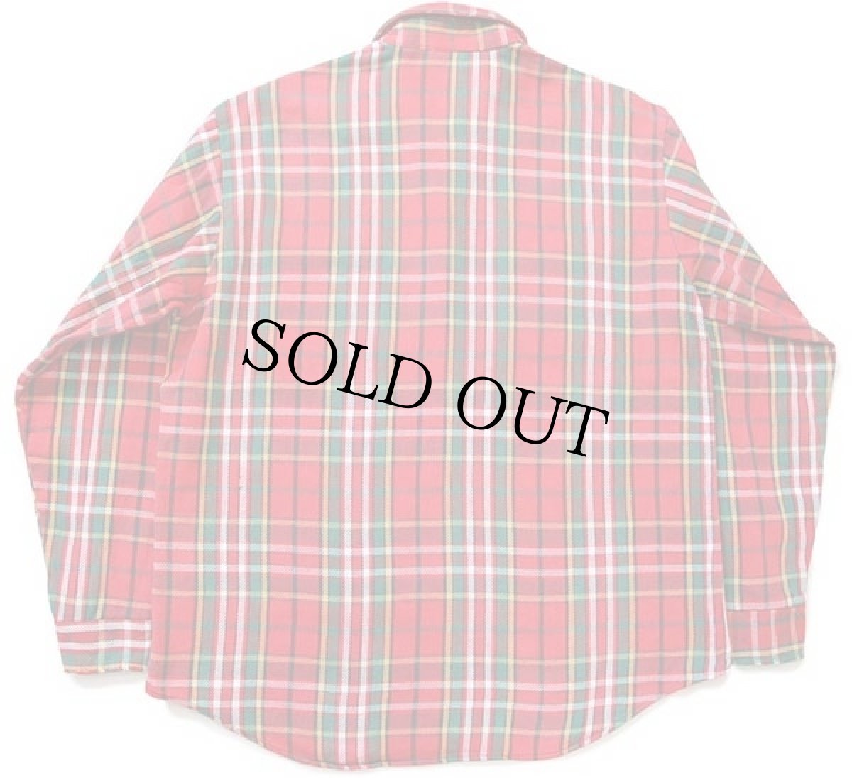 画像2: 70s JCPenney BIGMACビッグマック チェック コットン フランネルシャツ LT (2)