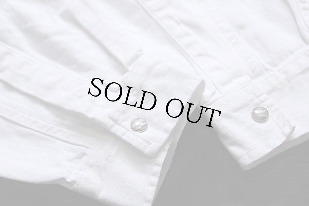 画像5: 90s Levi'sリーバイス ホワイトデニム ウエスタンシャツ L (5)