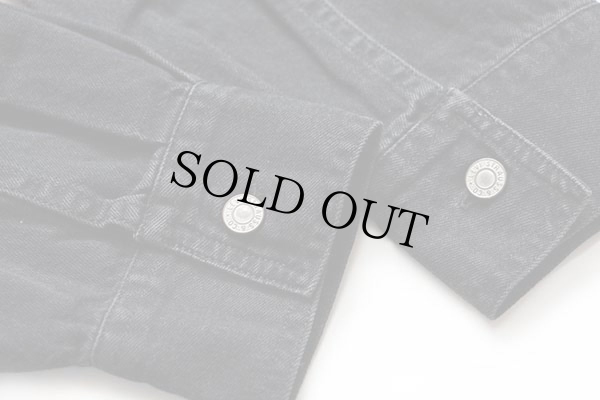 画像5: 00s Levi'sリーバイス ブラック デニムシャツ L (5)
