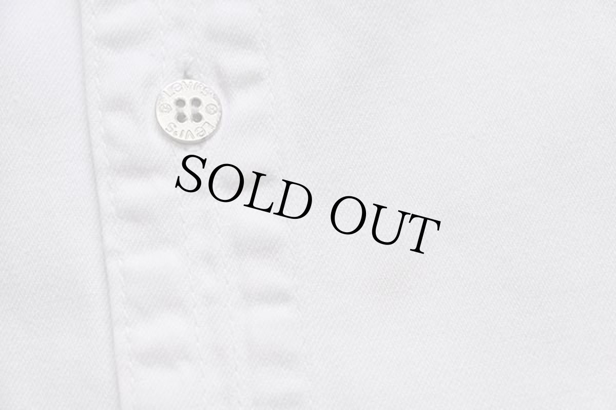 画像6: 90s Levi'sリーバイス ホワイト デニムシャツ L (6)