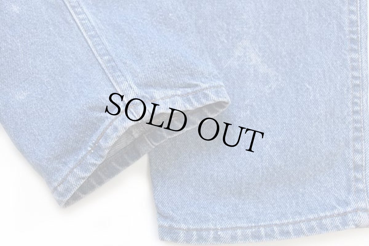 画像10: 80s USA製 Levi'sリーバイス 40552 サスペンダーボタン デニムパンツ W31 L34 (10)