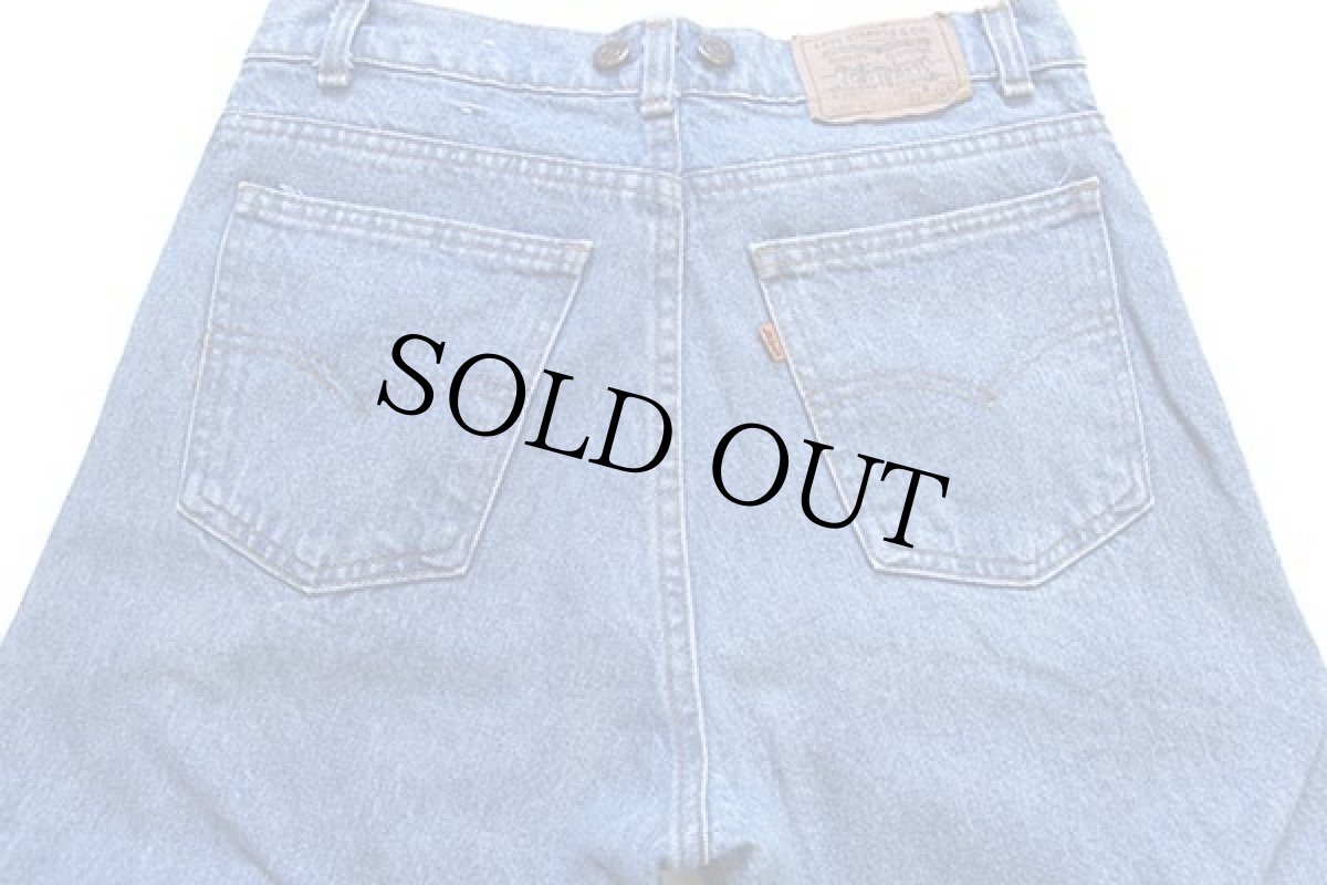 画像5: 80s USA製 Levi'sリーバイス 40552 サスペンダーボタン デニムパンツ W31 L34 (5)
