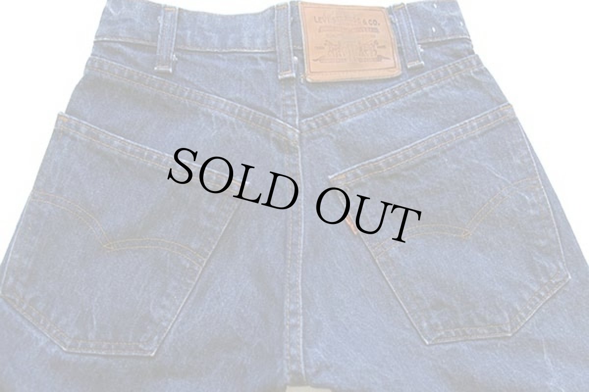 画像5: 80s USA製 Levi'sリーバイス 502 デニムパンツ w26 L34 (5)