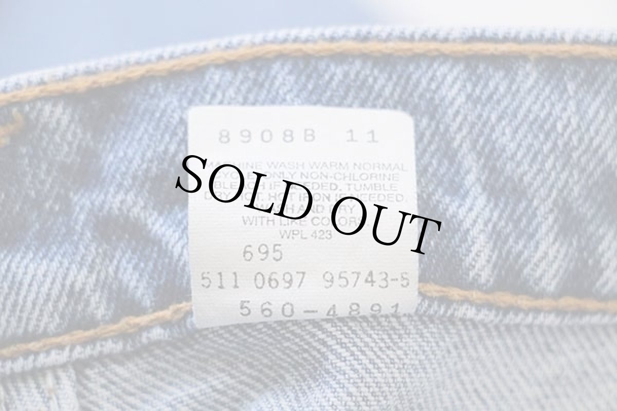 画像7: 90s USA製 Levi'sリーバイス 560 デニムパンツ w34 L30★18 (7)