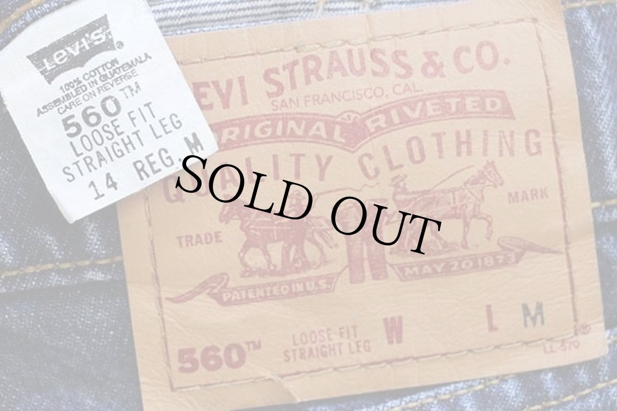画像6: 90s Levi'sリーバイス 560 デニムパンツ 14 REG.M★17 (6)