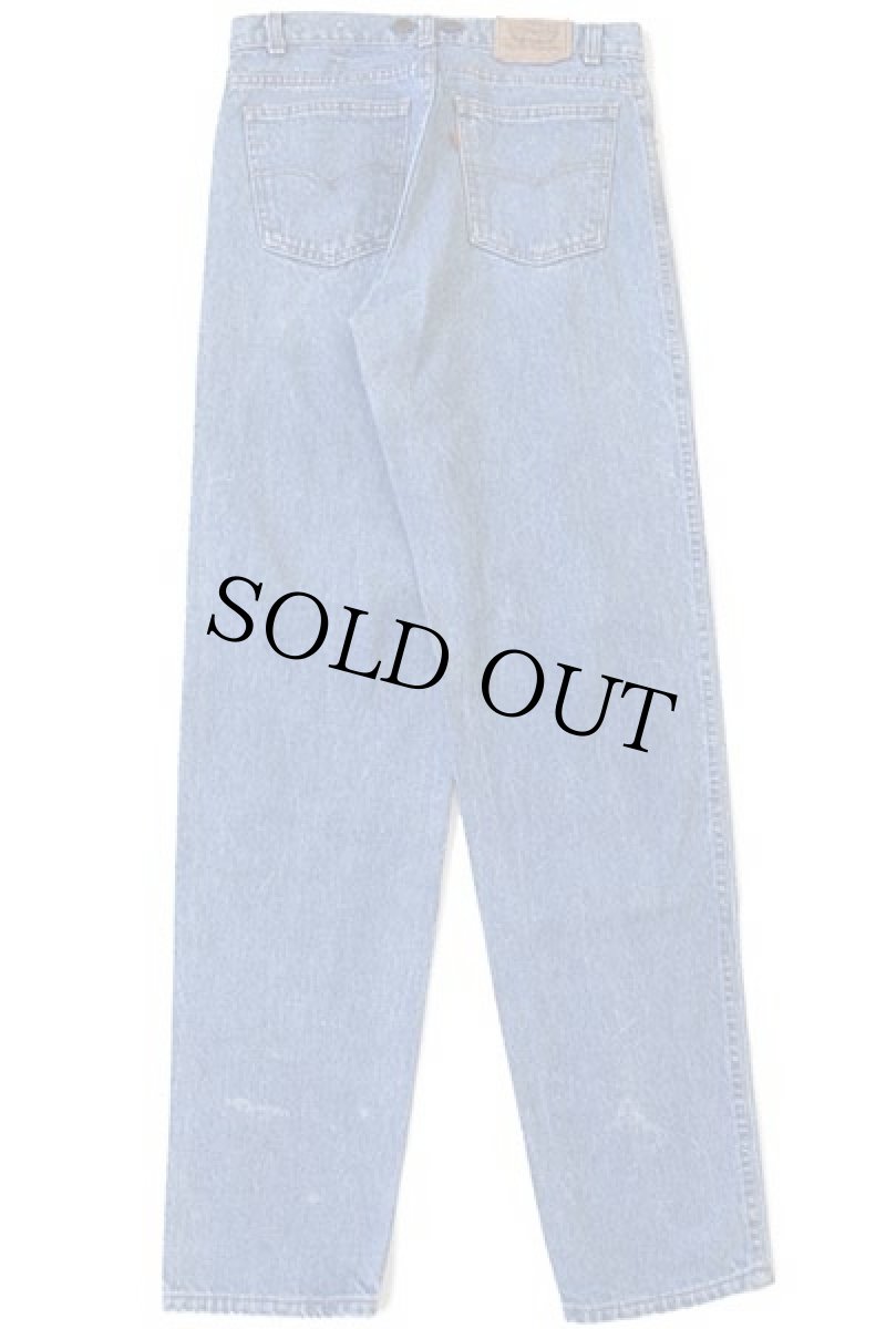 画像3: 80s USA製 Levi'sリーバイス 40552 サスペンダーボタン デニムパンツ W31 L34 (3)