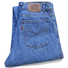 画像1: 80s USA製 Levi'sリーバイス 40552 サスペンダーボタン デニムパンツ w31 L34 (1)