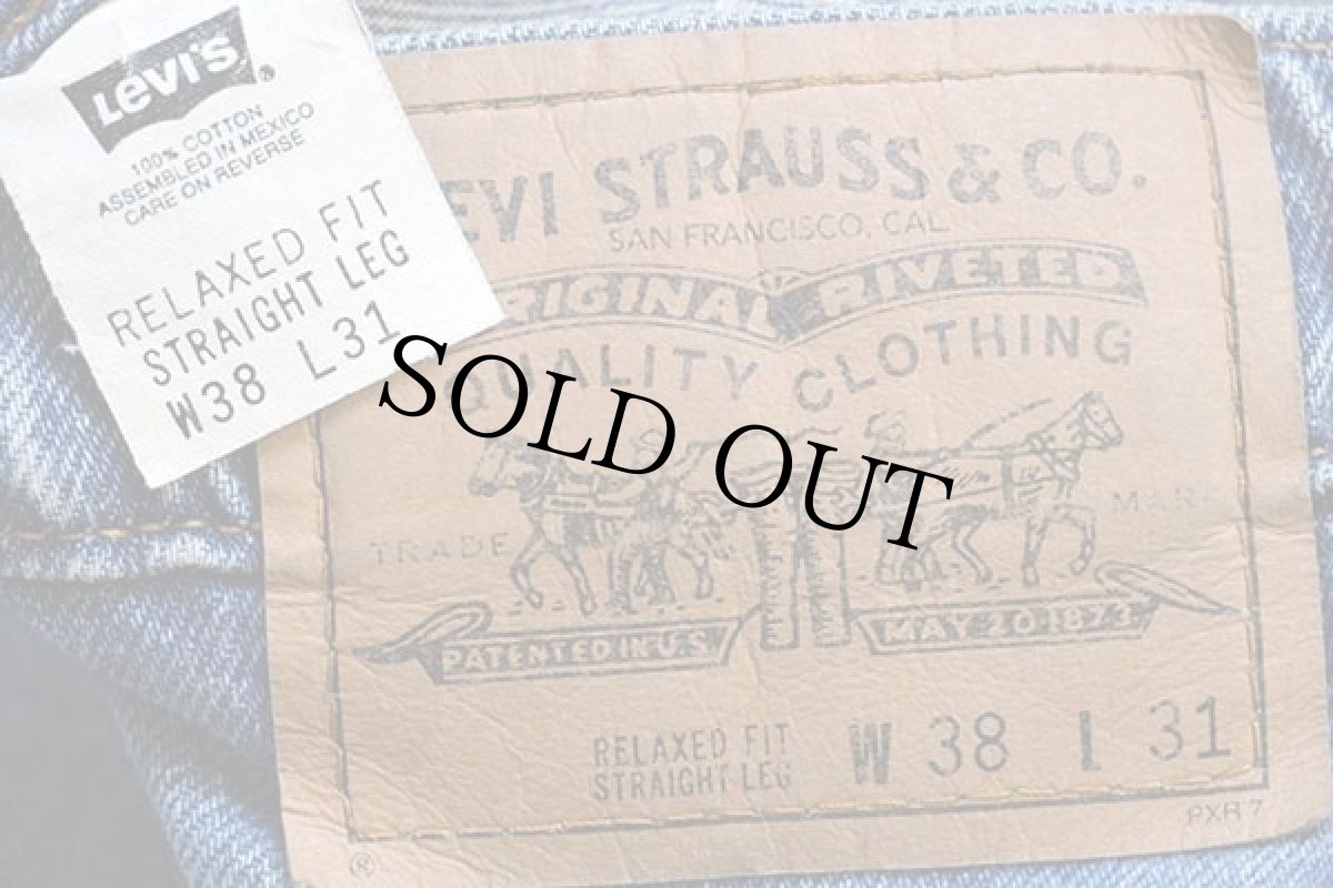 画像6: 90s メキシコ製 Levi'sリーバイス 553 デニムパンツ w38 L31 (6)