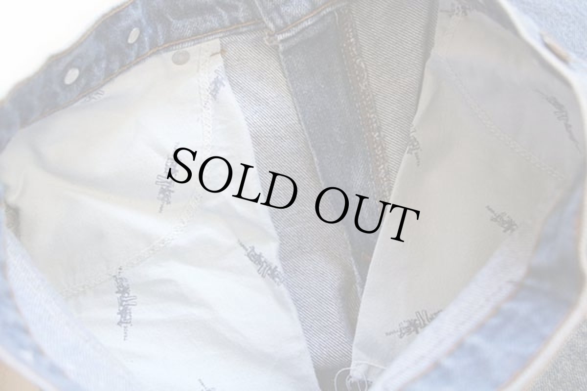 画像8: 80s USA製 Levi'sリーバイス 40552 サスペンダーボタン デニムパンツ W31 L34 (8)