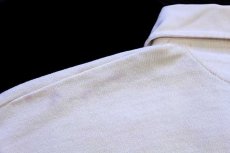 画像6: 90s カナダ製 BARBARIANバーバリアン TENNESSEE VOLS 刺繍 コットン ラガーシャツ 生成り L (6)