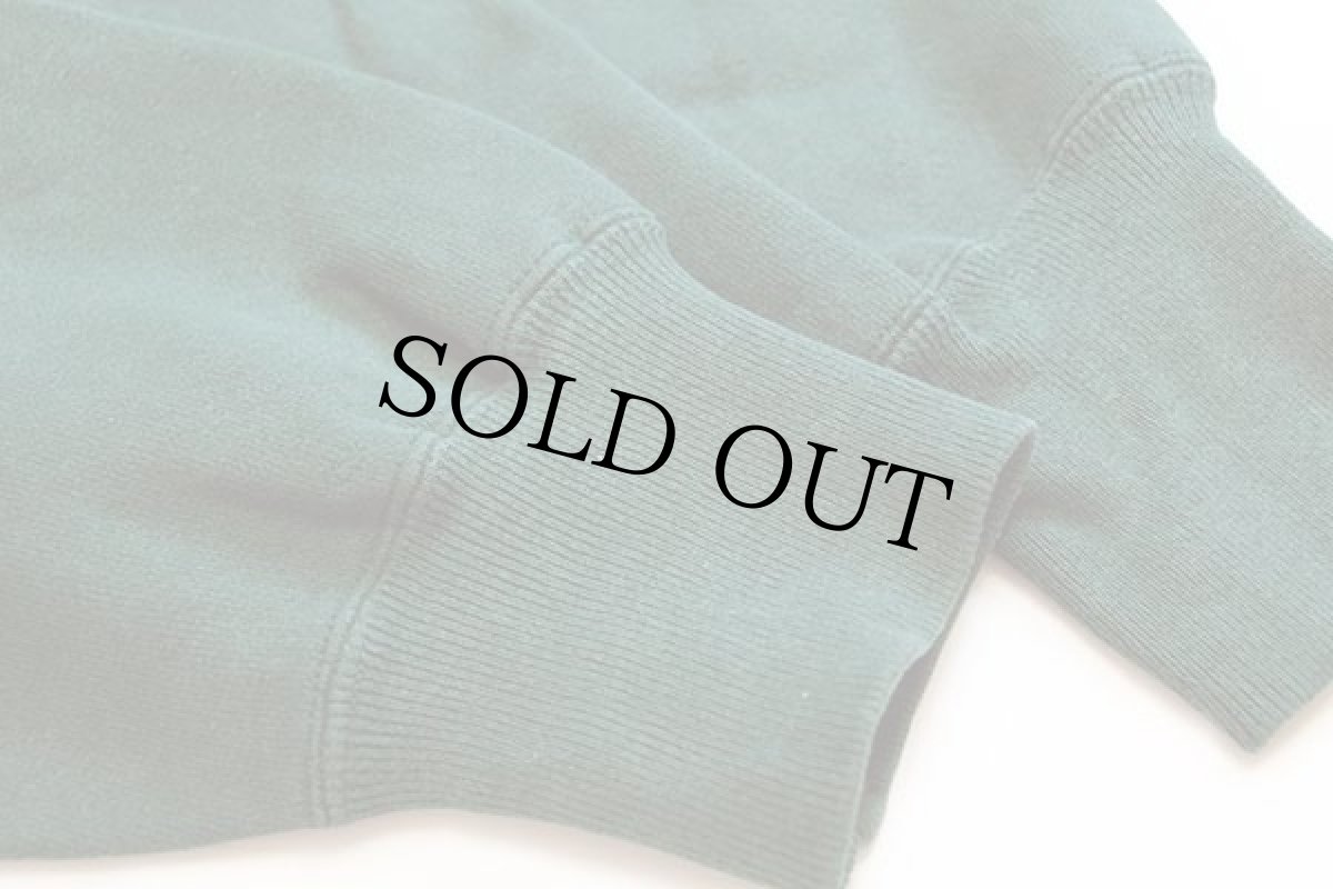 画像6: 90s USA製 Leeリー BERKELEY パッチ付き リバースウィーブ スウェット 緑 L (6)