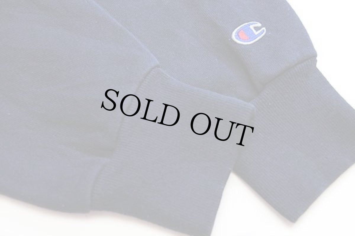 画像5: 90s USA製 Championチャンピオン ORONO SPARTANS ひび割れプリント スウェット 紺 XL (5)