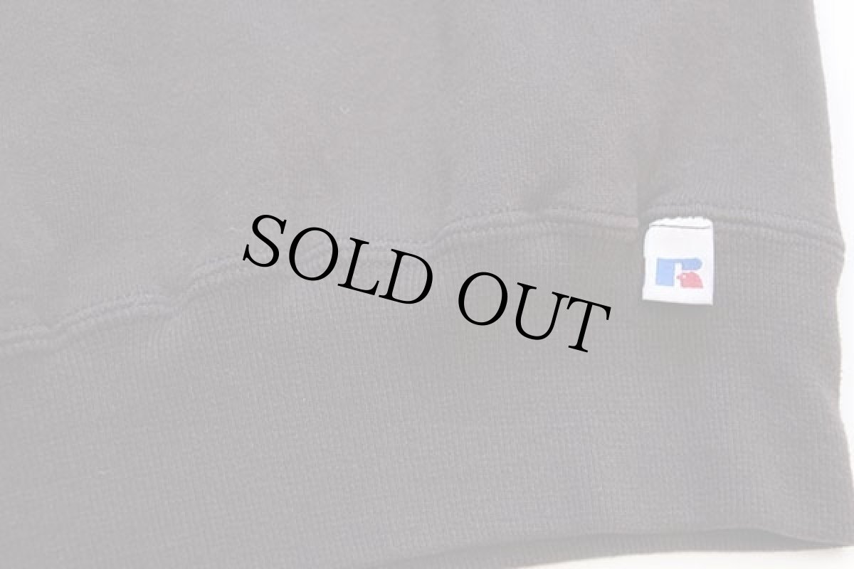 画像5: 90s USA製 RUSSELLラッセル LEHIGH 前V スウェット 焦げ茶 XL (5)