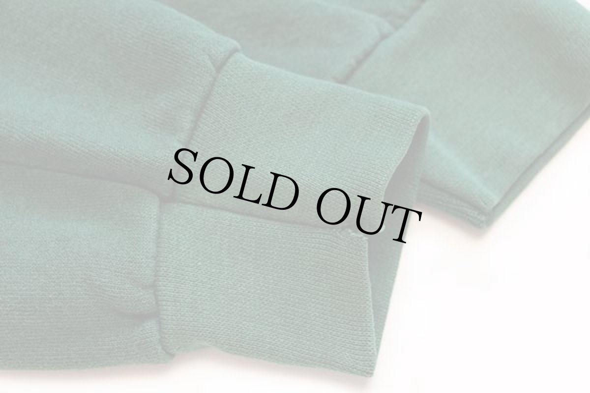 画像6: 90s USA製 Leeリー NDSD ブルドッグ 刺繍 スウェット 緑 L (6)