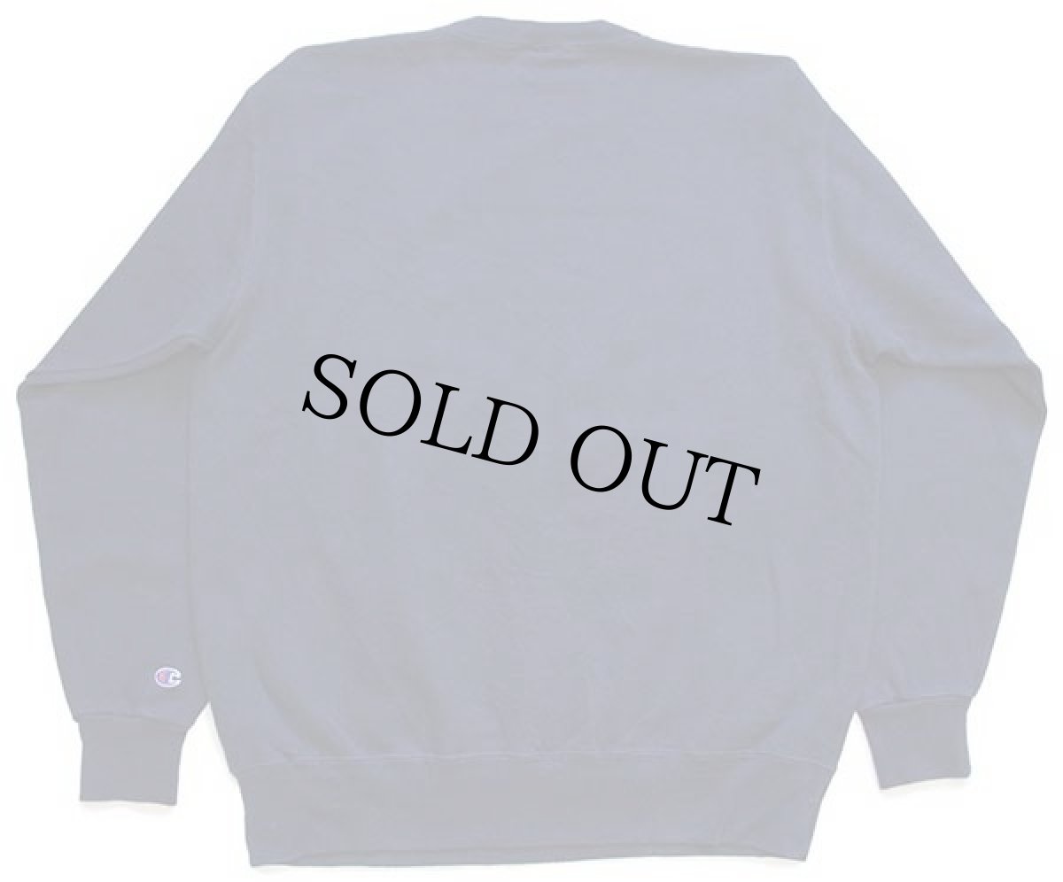 画像2: 90s USA製 Championチャンピオン ORONO SPARTANS ひび割れプリント スウェット 紺 XL (2)