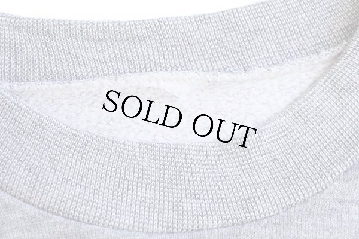 画像4: 80s HARVARD ひび割れプリント スウェット 杢グレー (4)