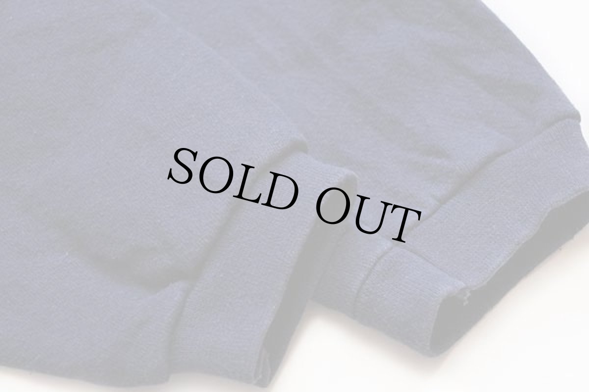 画像5: 90s USA製 YELLOWSTONE ヘラジカ 刺繍 コットン スウェット 紺 L★イエローストーン国立公園 (5)