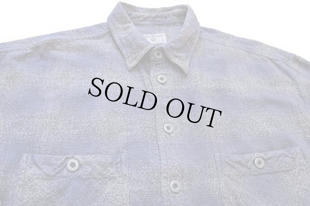 画像3: 90s John Baner オンブレチェック コットン フランネルシャツ (3)