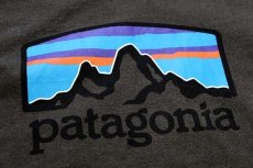 画像3: patagoniaパタゴニア P-6 Logo Uprisal Hoody ロゴ ストレッチ スウェットパーカー LDBR M (3)