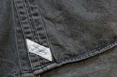 画像5: 90s Levi'sリーバイス ブラック デニムシャツ L (5)