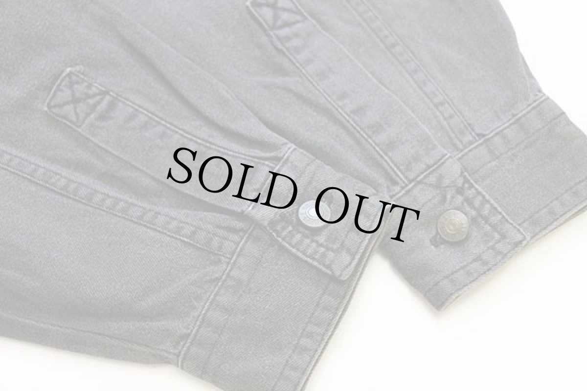 画像6: 90s Levi'sリーバイス ブラック デニムシャツ L (6)