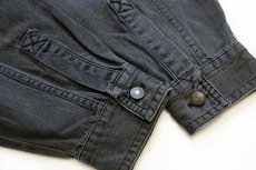 画像6: 90s Levi'sリーバイス ブラック デニムシャツ L (6)