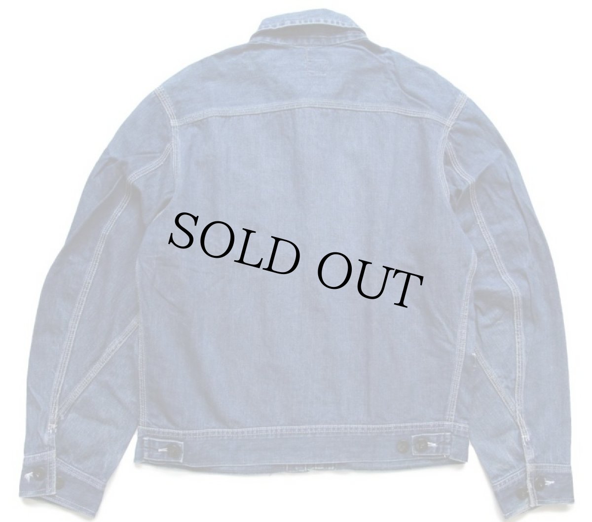 画像2: 60s USA製 Leeリー 91-B JELT DENIMジェルトデニム ワークジャケット 40R (2)