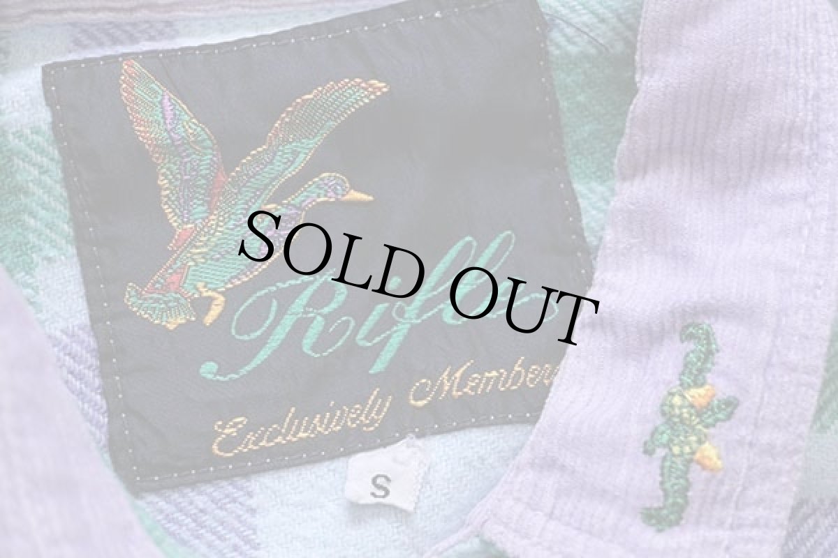 画像4: 90s イタリア製 Rifle チェック フランネルシャツ (4)