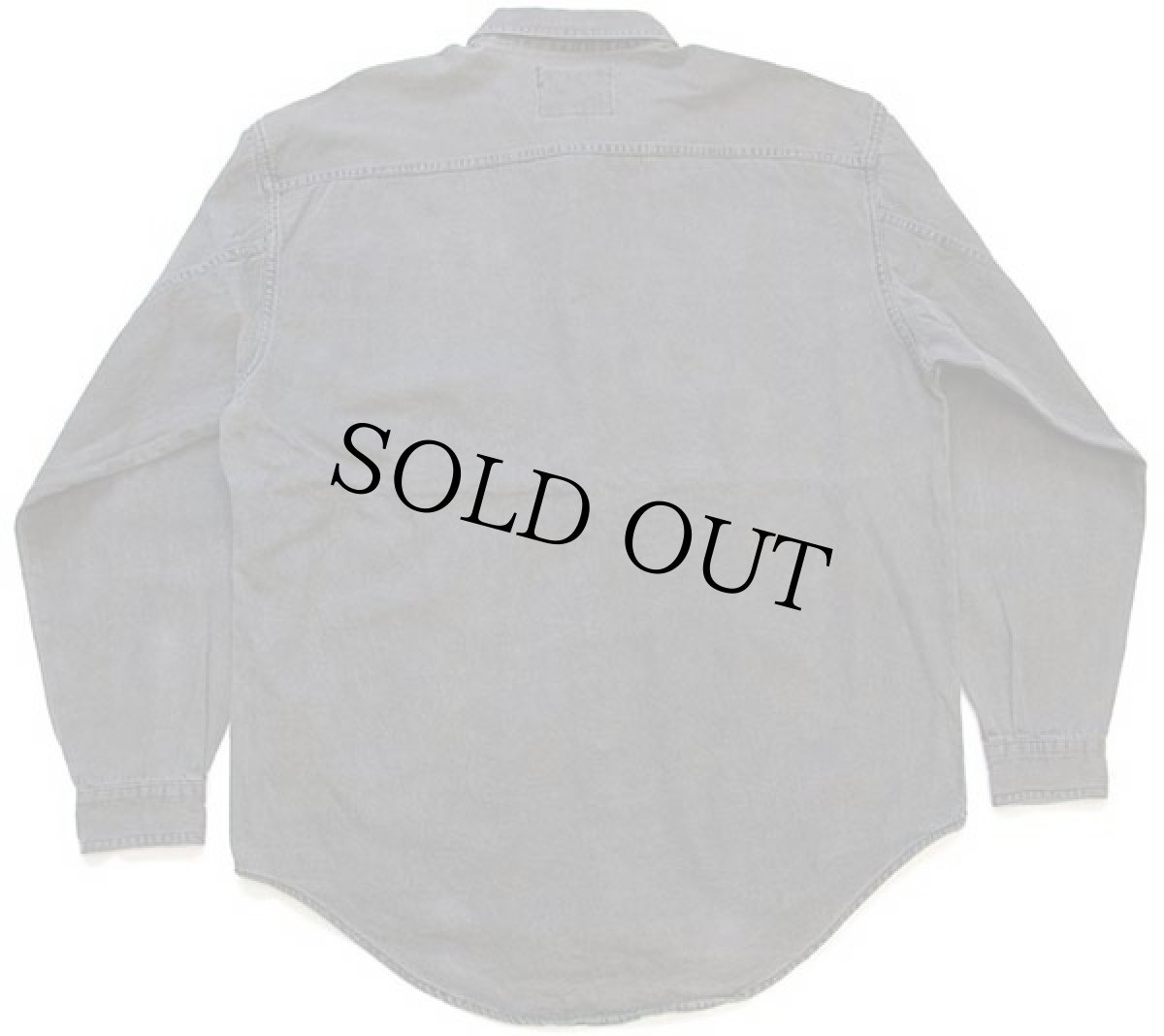 画像2: 90s Levi'sリーバイス ブラック デニムシャツ L (2)