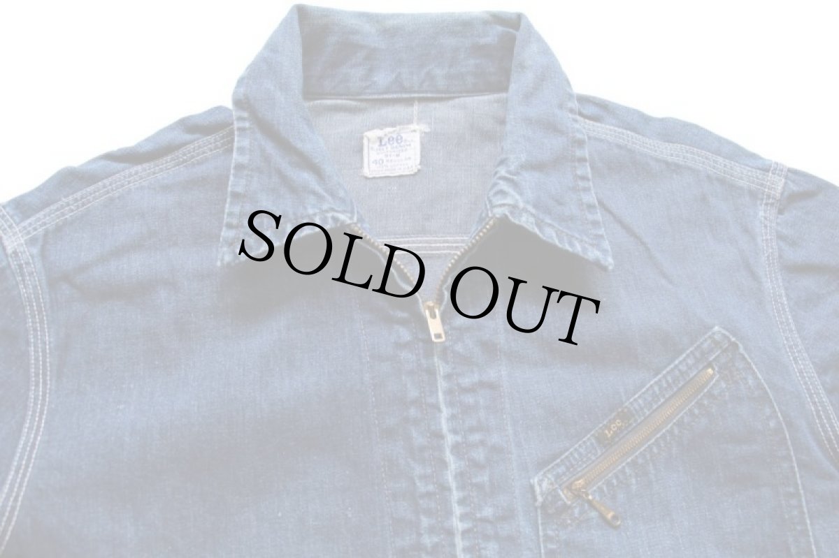 画像3: 60s USA製 Leeリー 91-B JELT DENIMジェルトデニム ワークジャケット 40R (3)