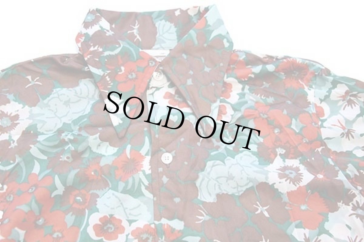 画像3: 70s MONTGOMERY WARD 花柄 ポリエステルシャツ M (3)