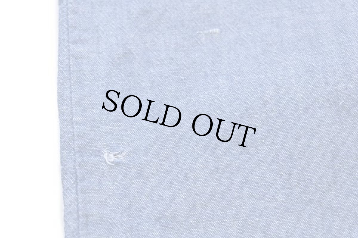 画像7: 80s UNKNOWN コットン シャンブレーシャツ (7)