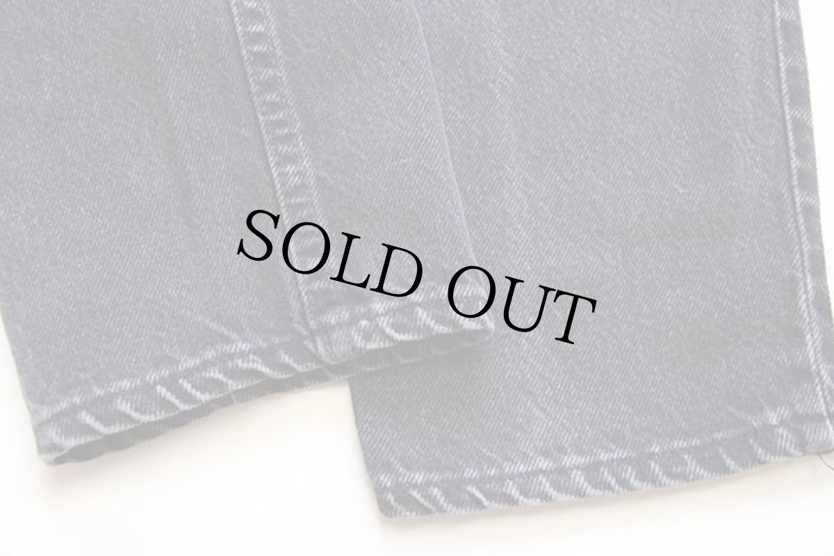 画像8: 90s USA製 Levi'sリーバイス 550 ブラック デニムパンツ 11 MED★96 (8)