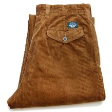 画像1: 90s DOCKERSドッカーズ ツータック コーデュロイパンツ 茶 w33 L30★ユーロ スラックス Levi'sリーバイス (1)