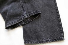 画像8: 90s USA製 Levi'sリーバイス 517 ブラック デニムパンツ w38 L30★ブーツカット (8)