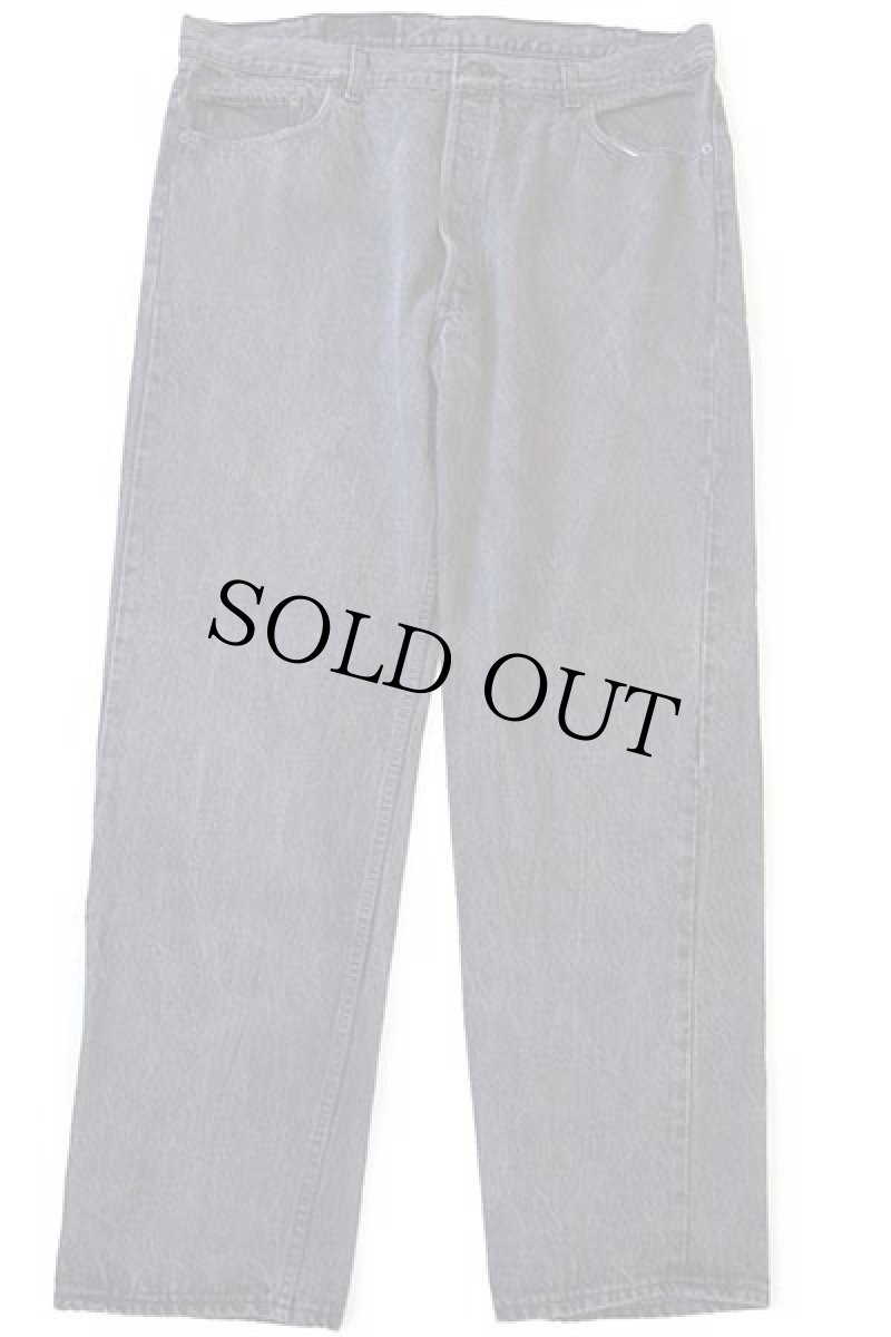 画像2: 90s USA製 Levi'sリーバイス 501 ブラック デニムパンツ w42 L32 (2)