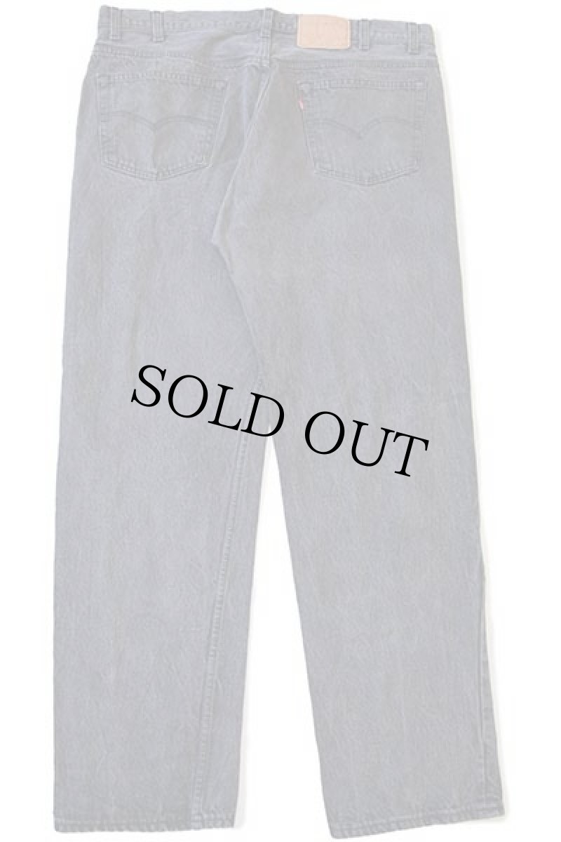 画像3: 90s USA製 Levi'sリーバイス 501 ブラック デニムパンツ w42 L32 (3)