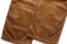 画像7: 90s DOCKERSドッカーズ ツータック コーデュロイパンツ 茶 w33 L30★ユーロ スラックス Levi'sリーバイス (7)