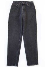 画像2: 90s USA製 Levi'sリーバイス 550 ブラック デニムパンツ 7 MED★95 (2)