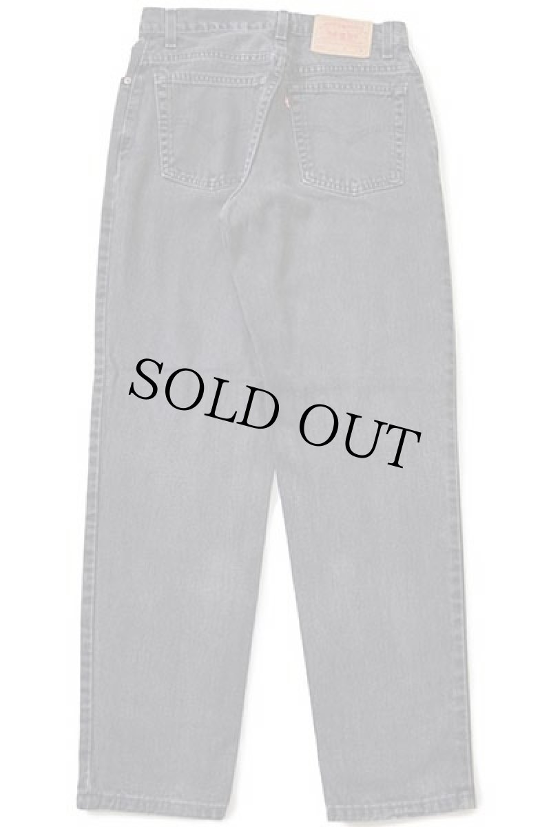 画像3: 00s USA製 Levi'sリーバイス 550 ブラック デニムパンツ 10 M MIS (3)