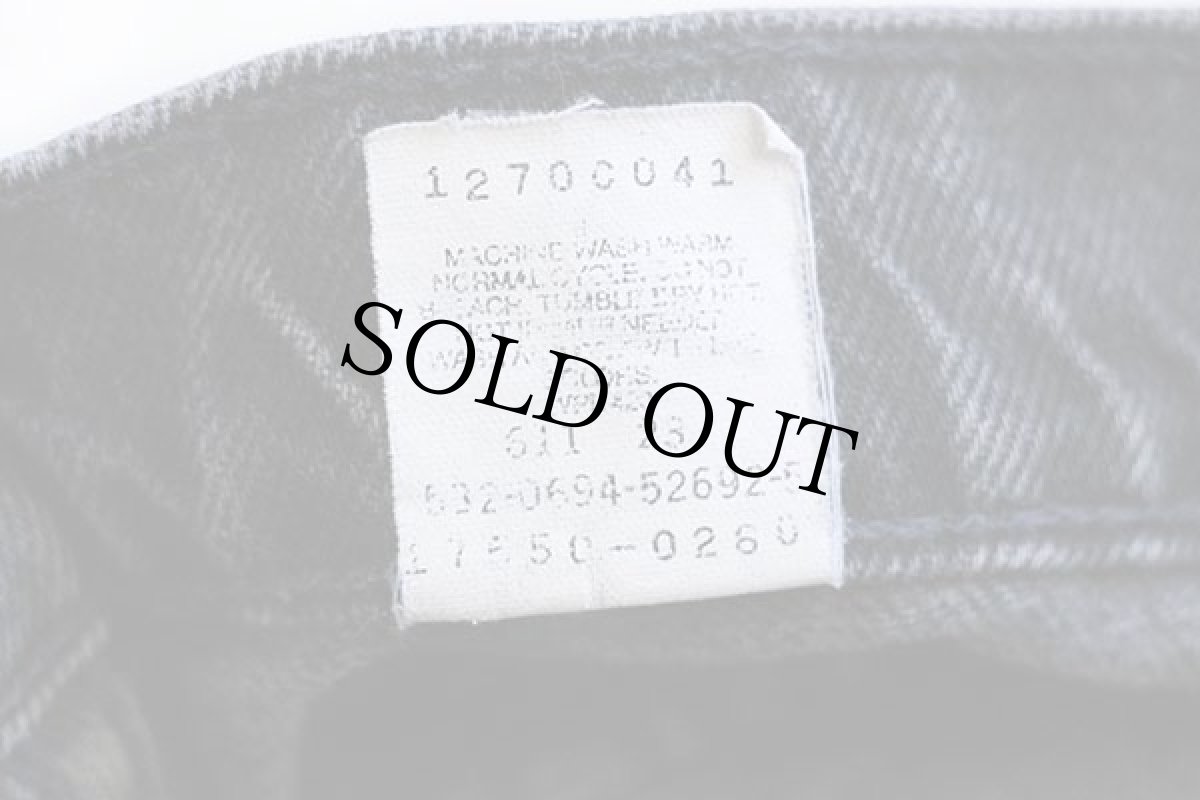 画像7: 90s USA製 Levi'sリーバイス 550 ブラック デニムパンツ 11 MED★96 (7)