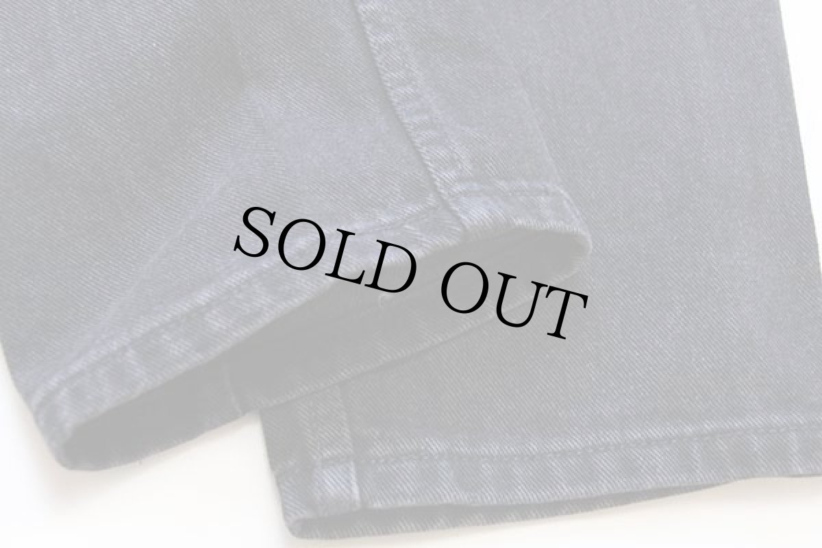 画像8: 00s USA製 Levi'sリーバイス 550 ブラック デニムパンツ 8 MIS M★89 (8)