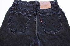 画像5: 90s USA製 Levi'sリーバイス 550 ブラック デニムパンツ 7 MED★95 (5)