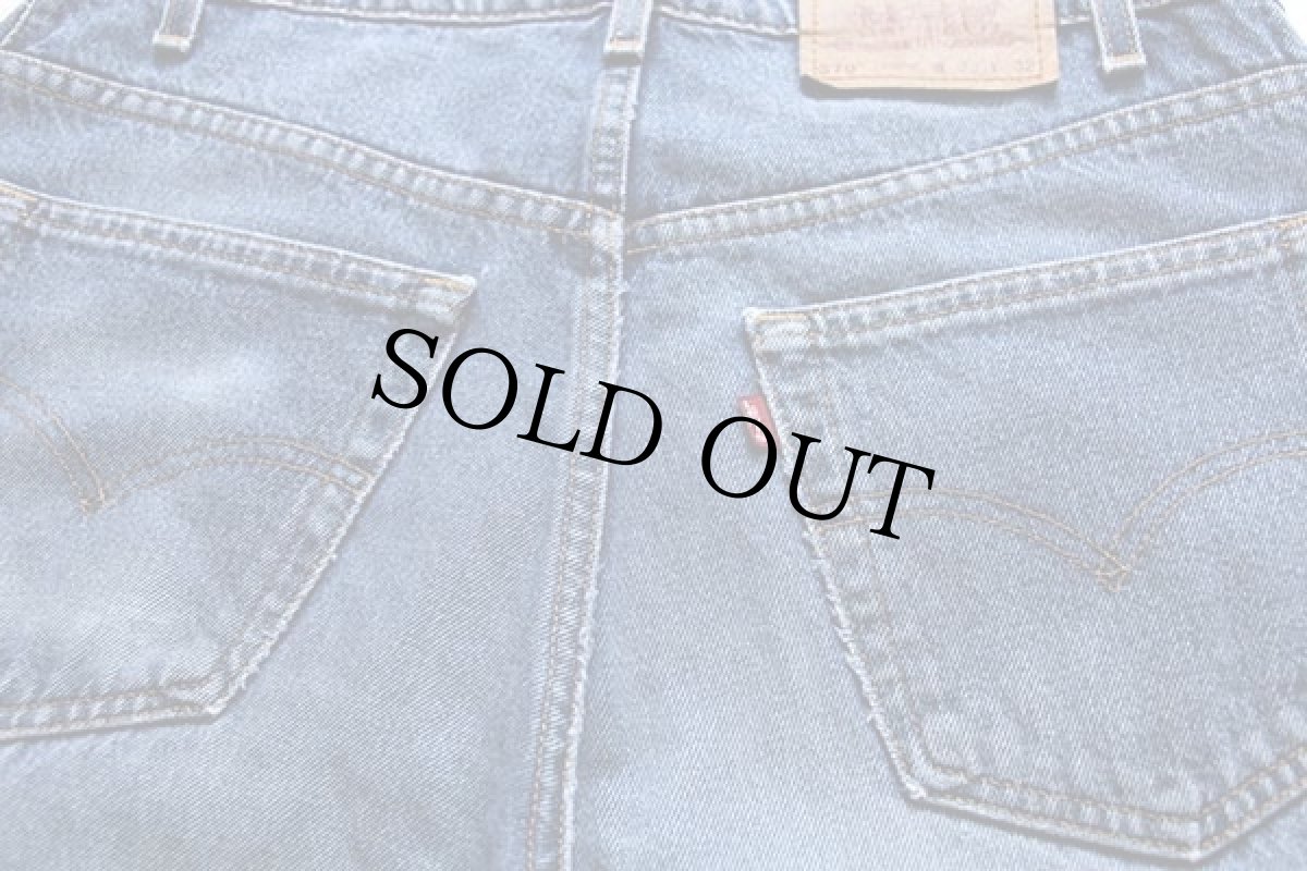 画像5: 90s メキシコ製 Levi'sリーバイス 570 デニムパンツ w33 (5)